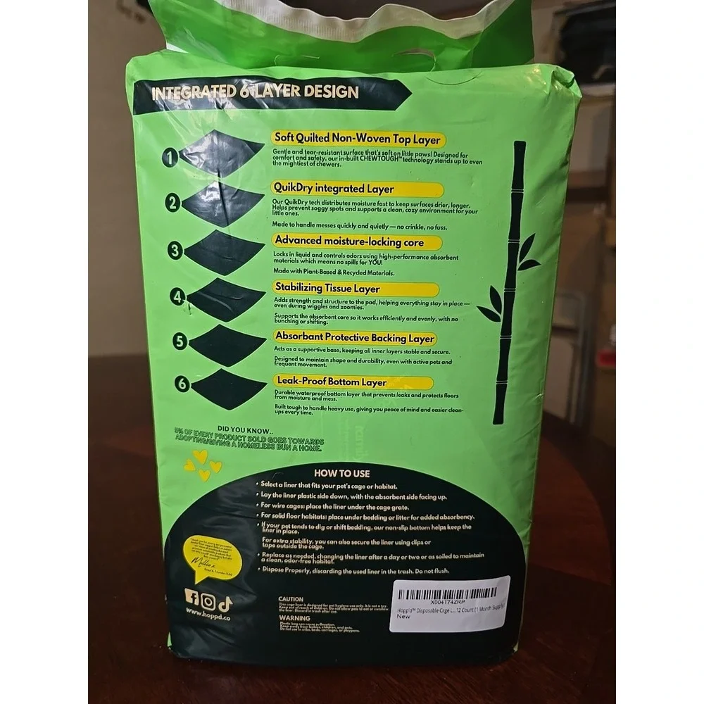 Hoppd Disposable Cage‎ Liners For Critters